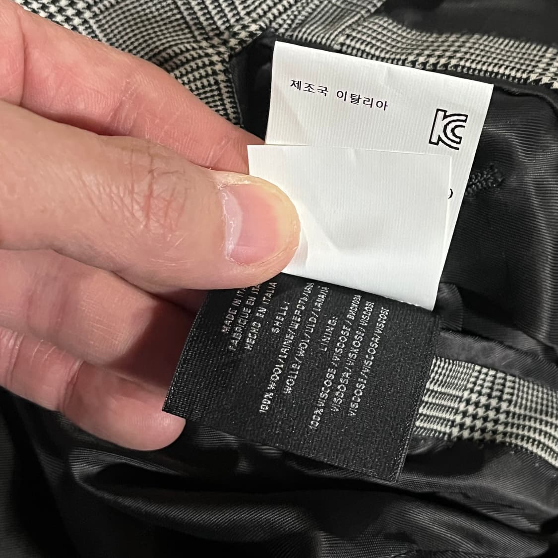 [95] 랄프로렌 블랙라벨 글렌체크 자켓 상품이미지9
