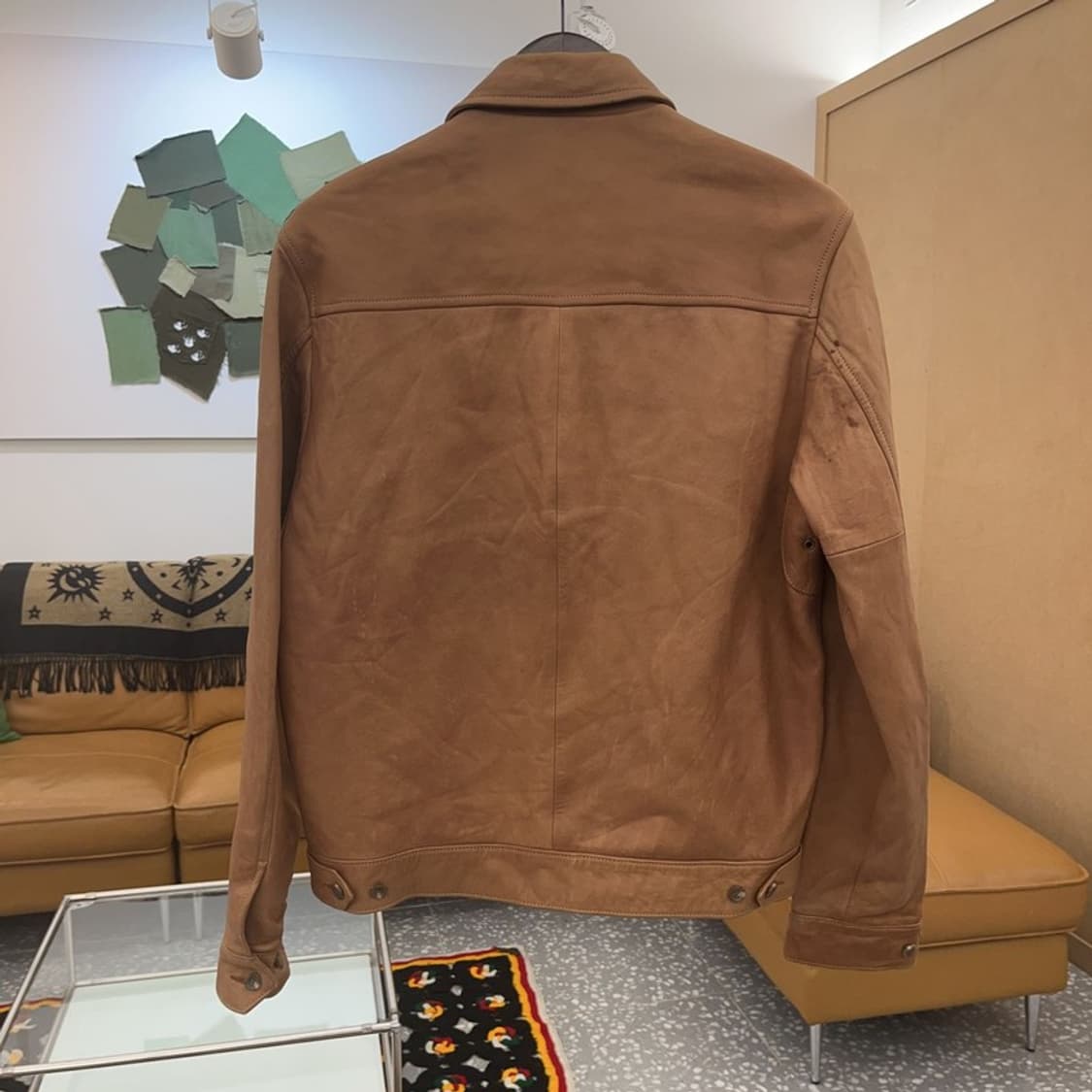 폴로 랄프로렌 컨트리 트러커 워크 가죽 자켓 S C06929 상품이미지4