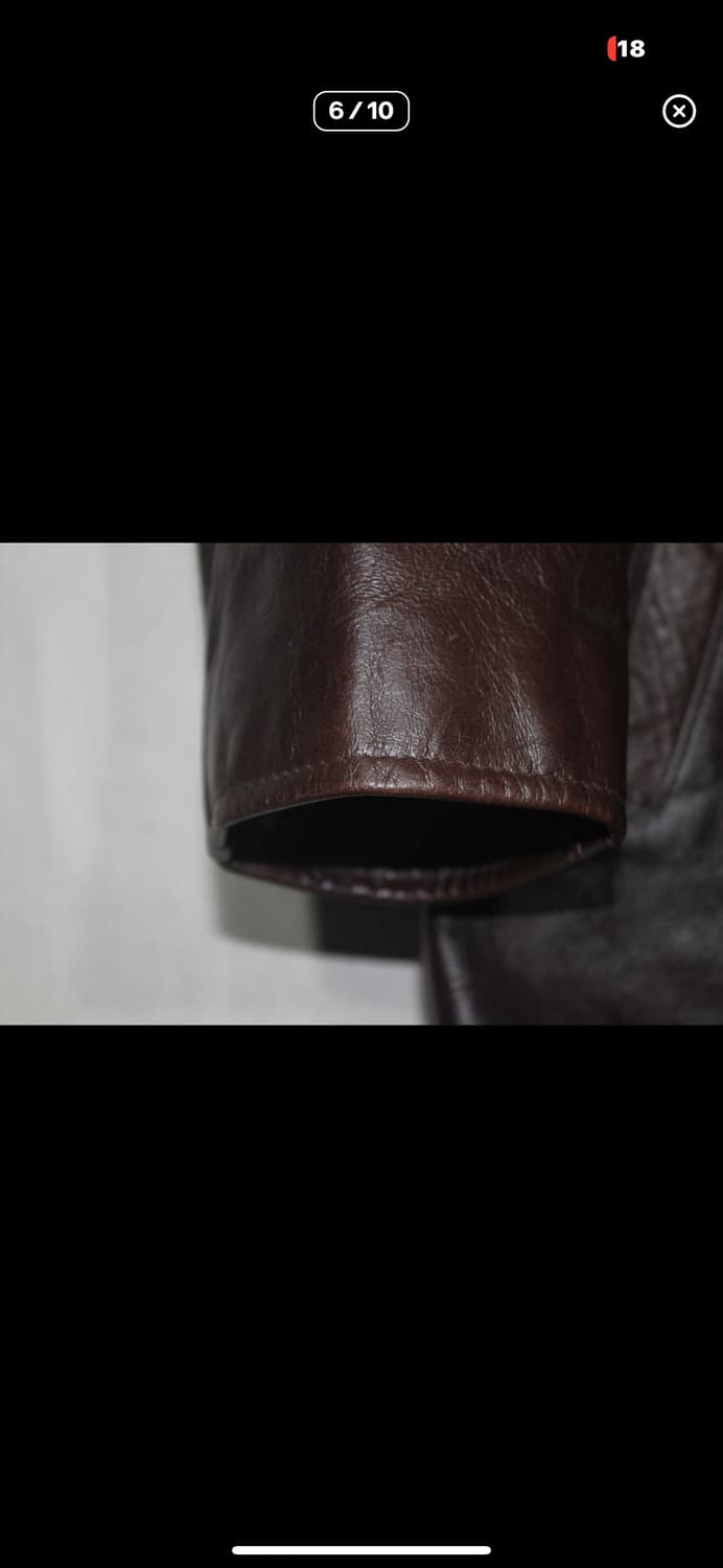 쇼트 가죽자켓 가죽코트 상품이미지6