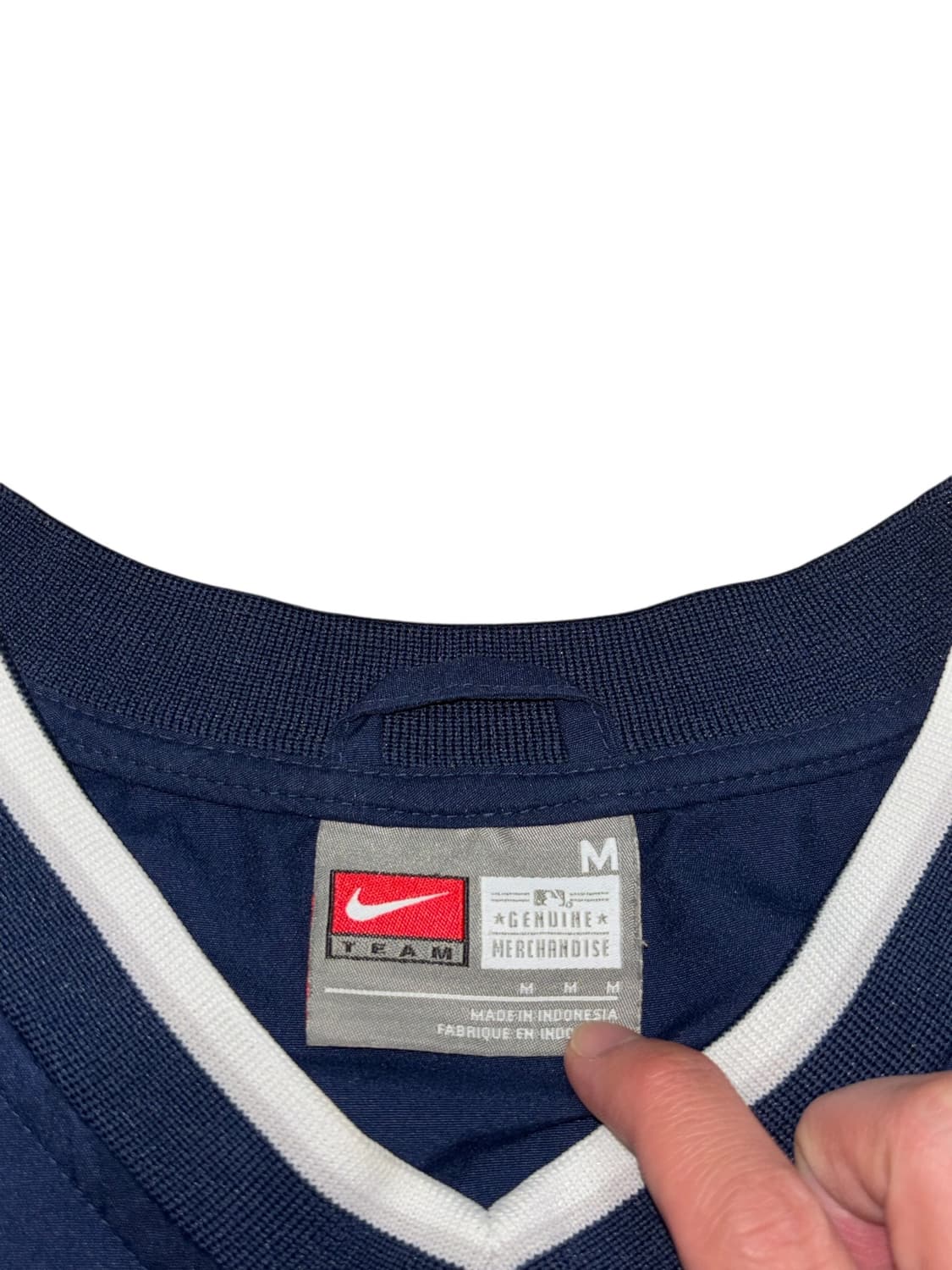 나이키 올드스쿨 뉴욕 양키스 빅로고 웜업 바람막이 상품이미지6