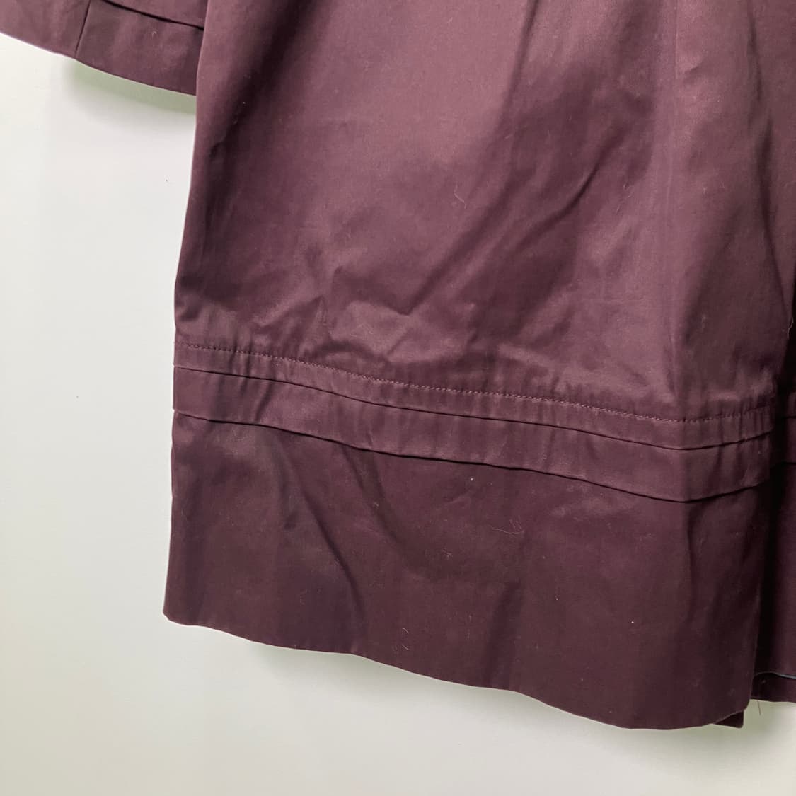 데드스탁 마크 바이 마크제이콥스 버건디 플리츠 디테일 코트 상품이미지6