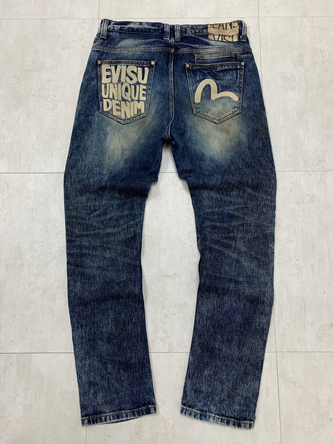 에비수 데님 워싱 팬츠 #665 상품이미지6