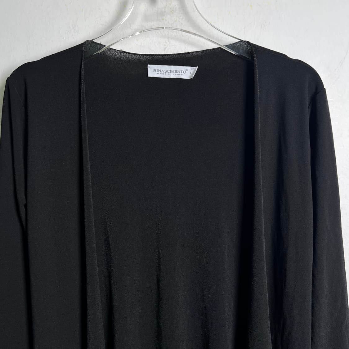 리나시멘토 드레이프 오픈 롱 가디건 L 상품이미지5