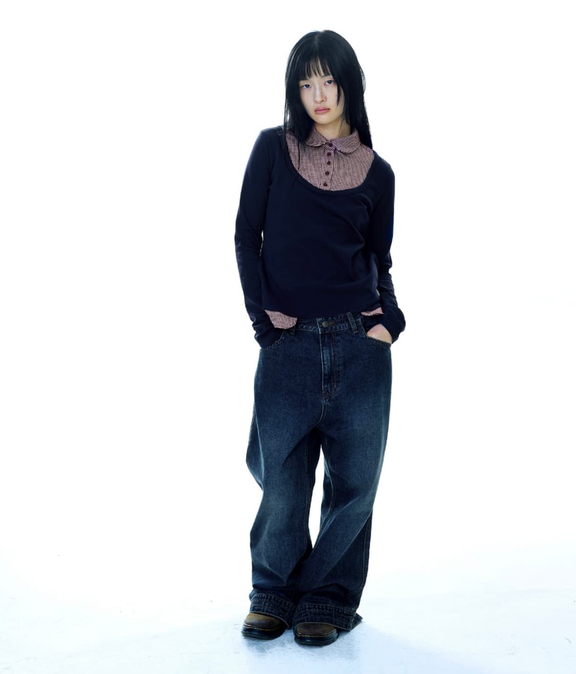 가격내림X 코이세이오 DEEP DENIM PANTS NAVY 상품이미지1