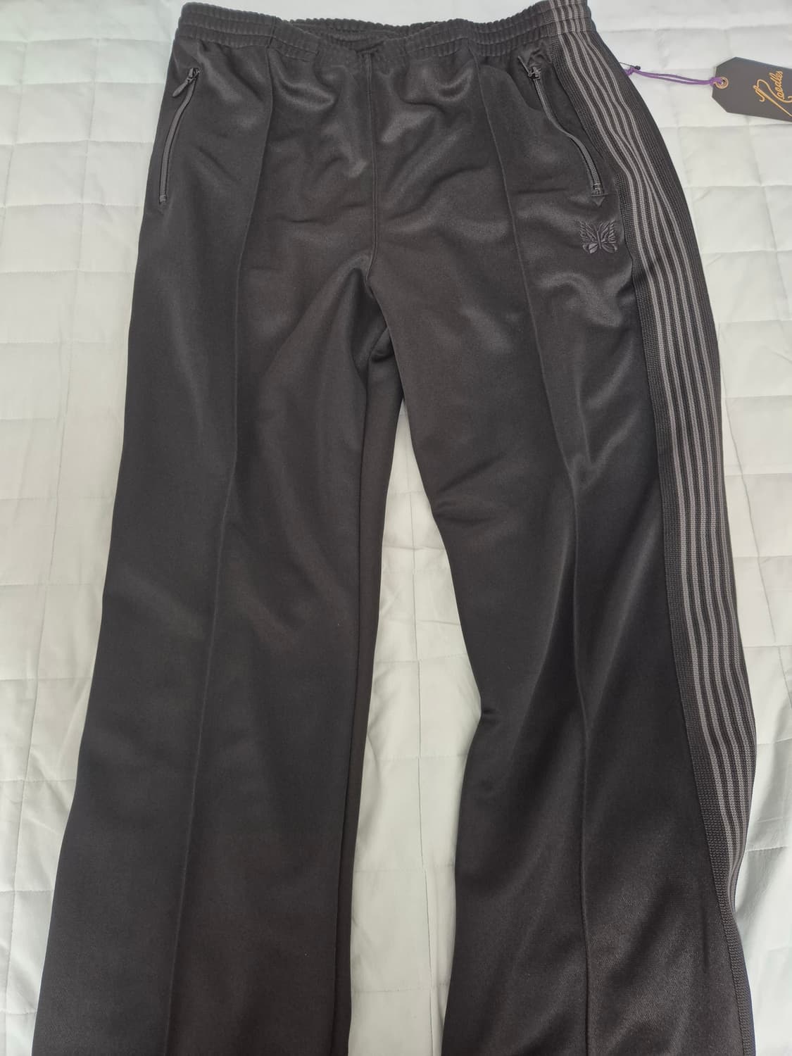 니들스 x LHP 트랙 팬츠 폴리 스무스 블랙 L 상품이미지1