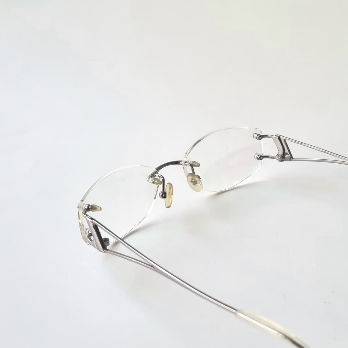 데드스탁 빈티지 오벌 무테 안경테 1566 상품이미지4