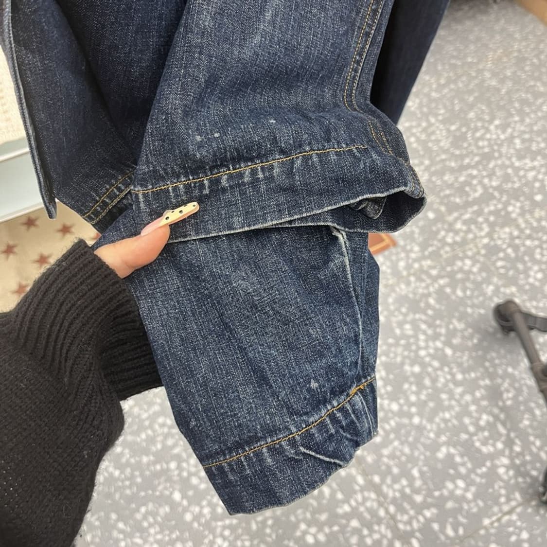 챔피온 올드스쿨 레트로 빈티지 데님 야상 자켓 100 C09892 상품이미지7