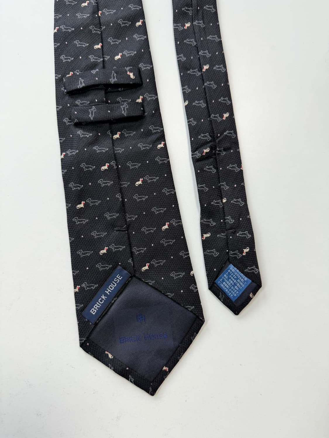 브릭하우스(BRICK HOUSE) 패턴 실크 넥타이 9cm 상품이미지5