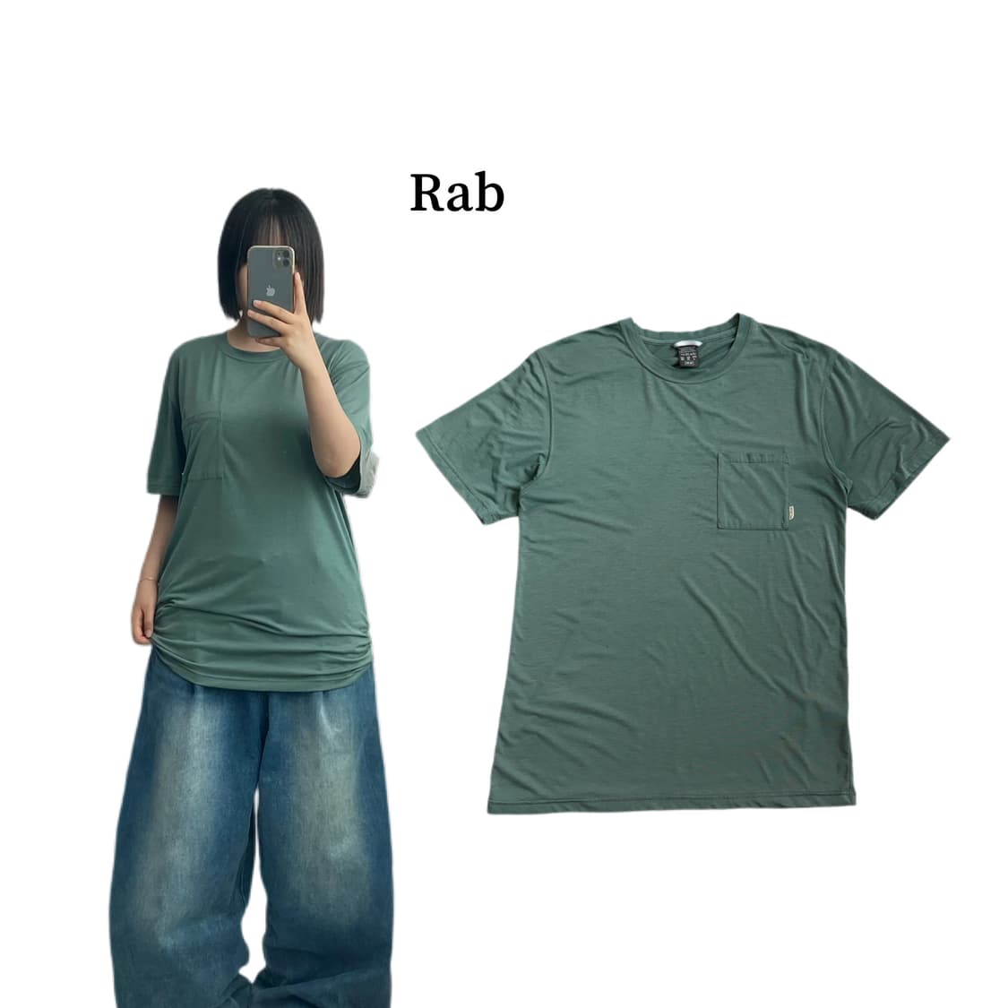 RAB 랩 스몰포켓 반팔 티셔츠 상품이미지1