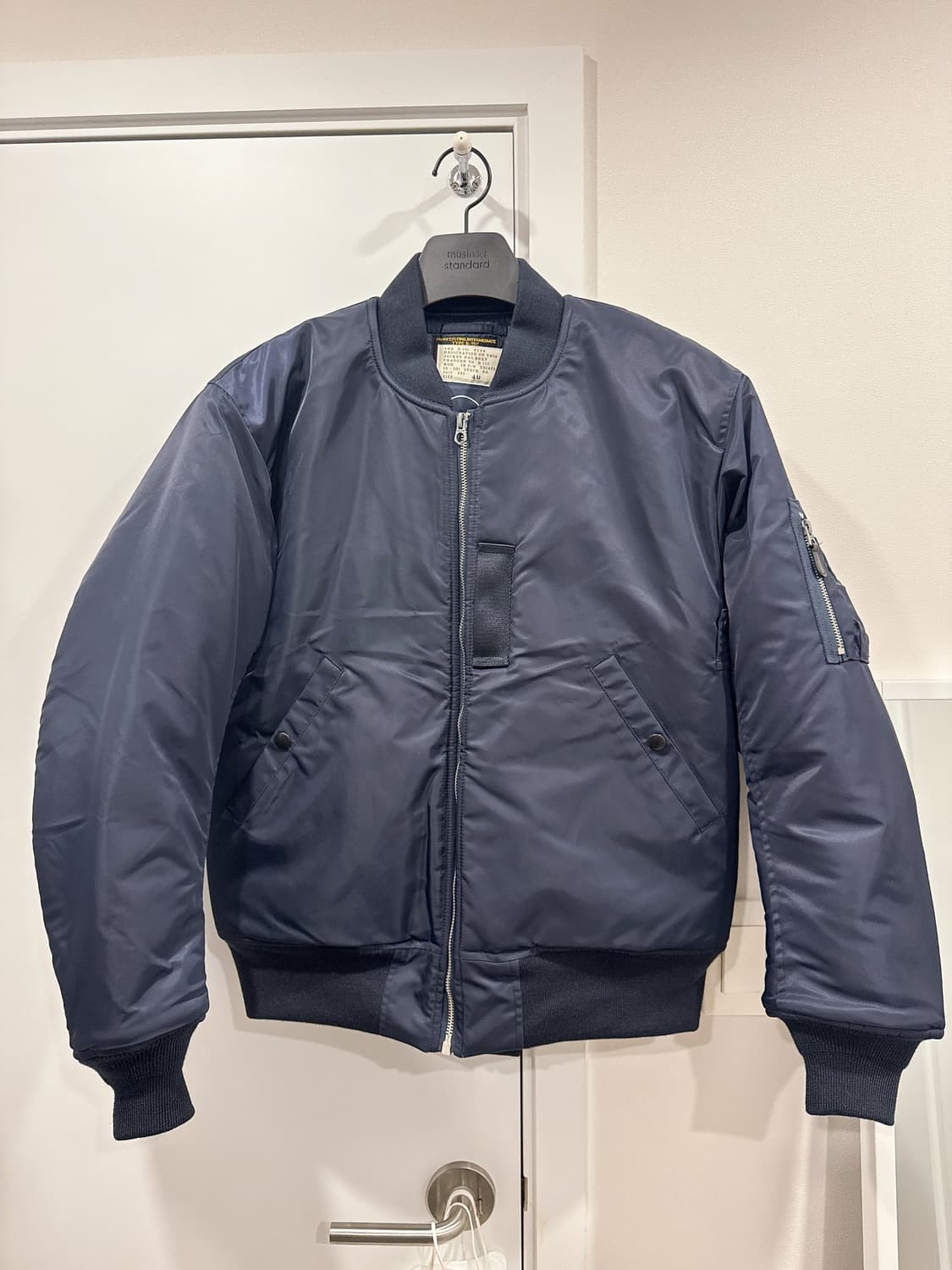 브론슨 MA-1(B-15C) 네이비 L 사이즈 상품이미지1