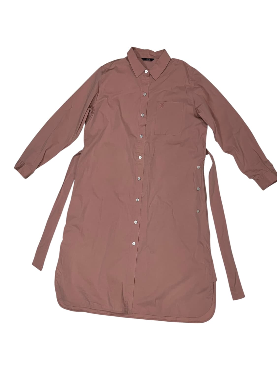 헤지스 핑크 롱 벨트 봄 원피스 M 상품이미지1