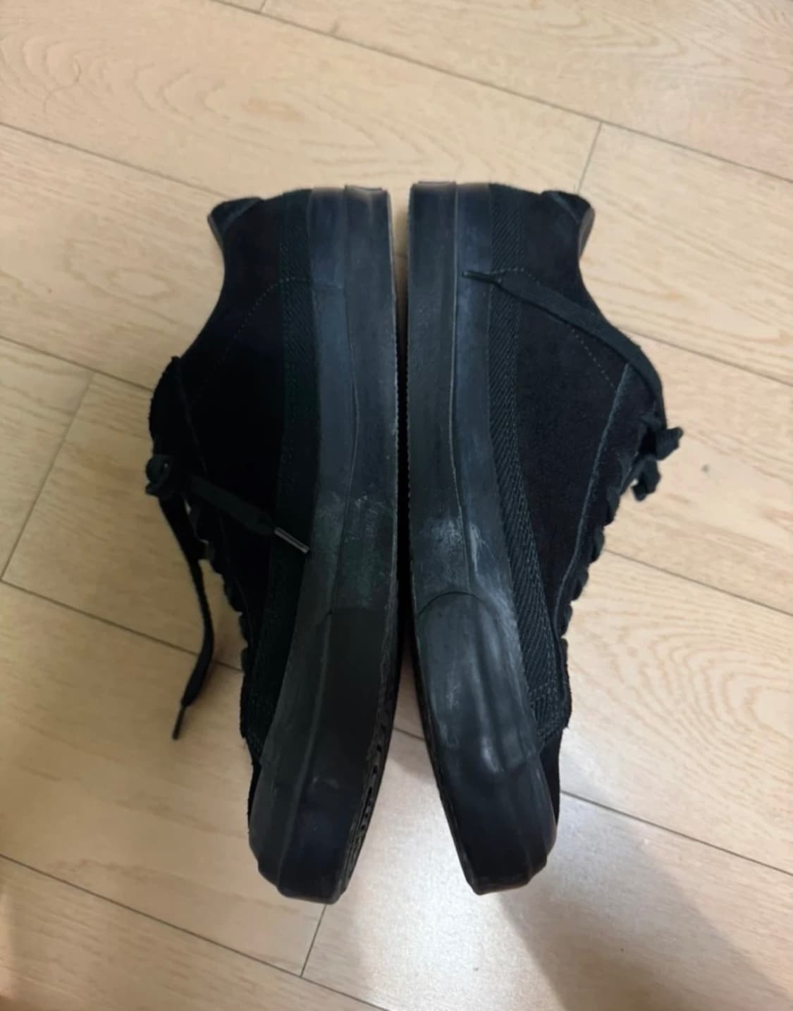 [265] 아사히 슈즈 벨티드 로우 스웨이드 블랙 상품이미지3