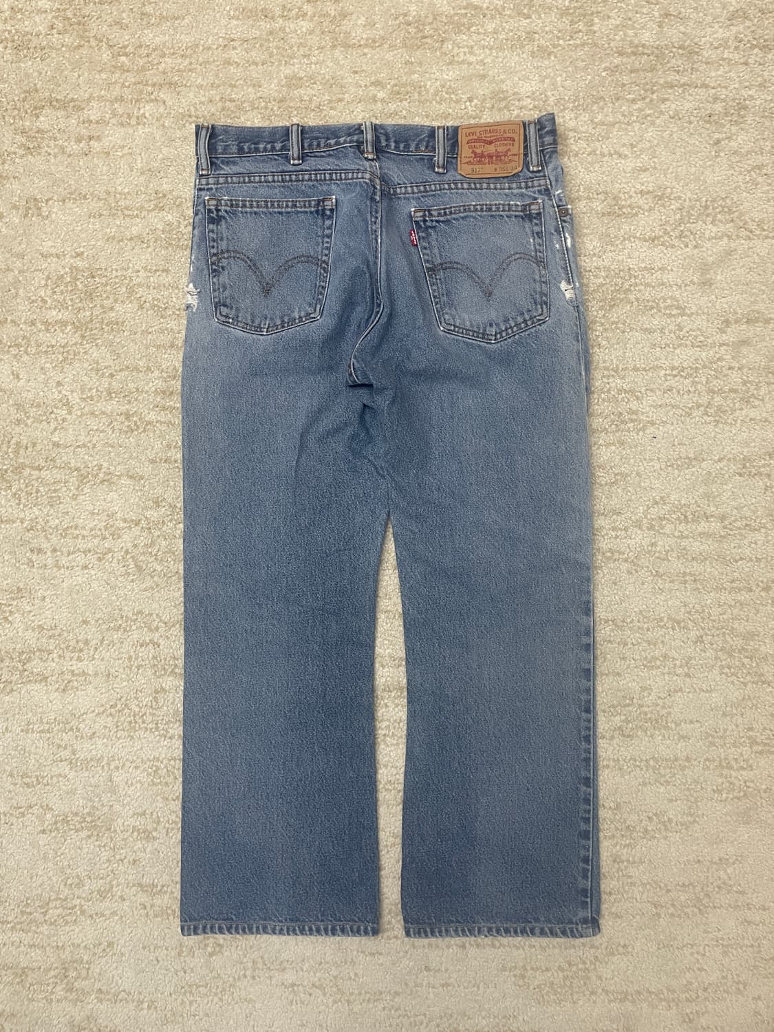 [36x34] 90s Levis 517 리바이스 디스트로이드 데님 팬츠 상품이미지3