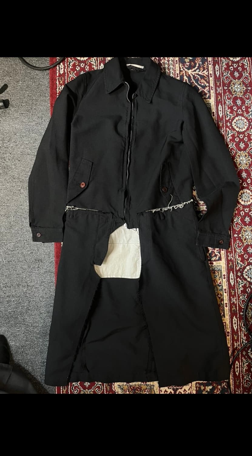 comme des garcons homme plus 축융 폴리 도킹 코트 상품이미지1
