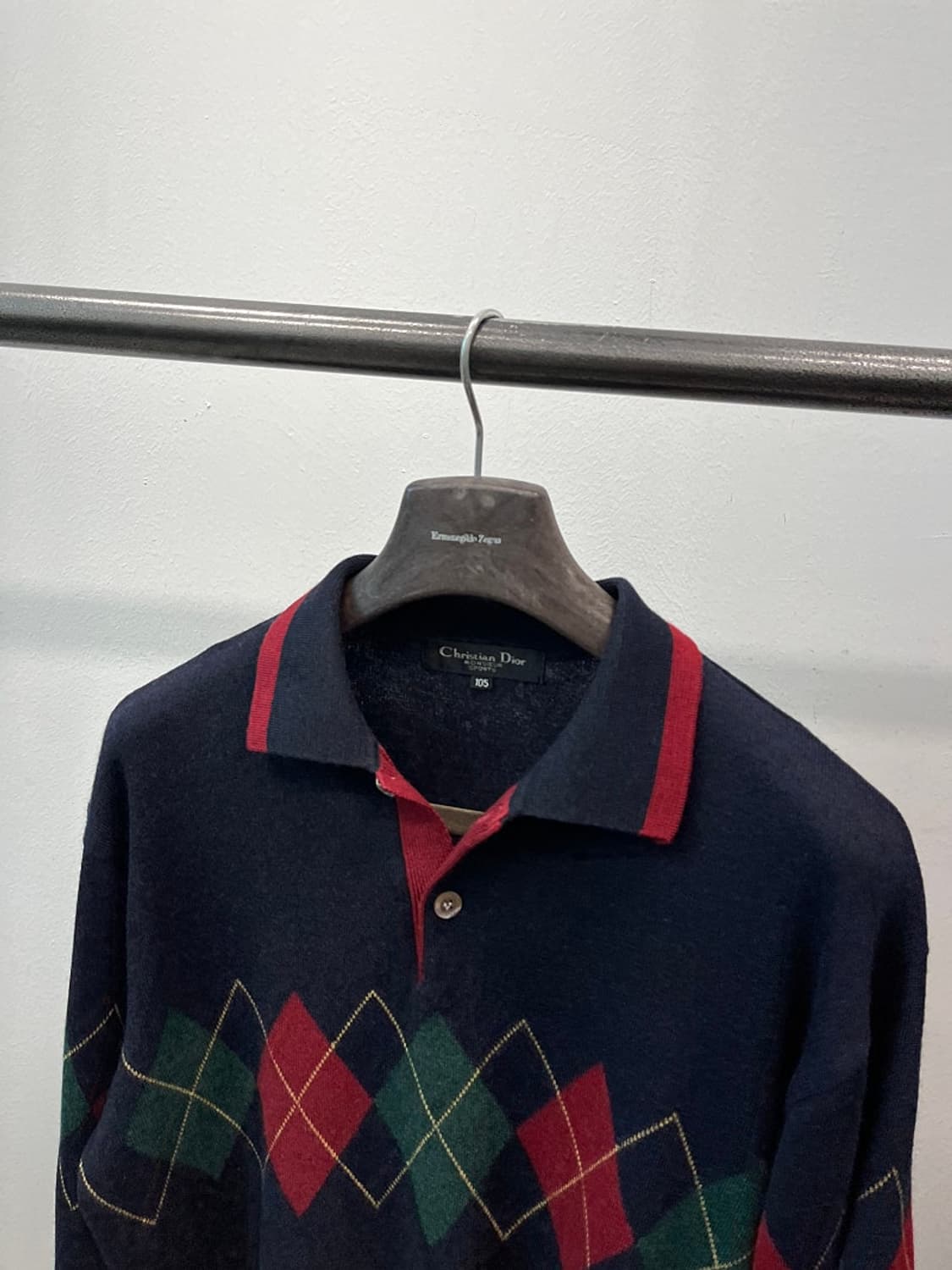 100-105) 크리스찬디올 아가일 카라니트  상품이미지2