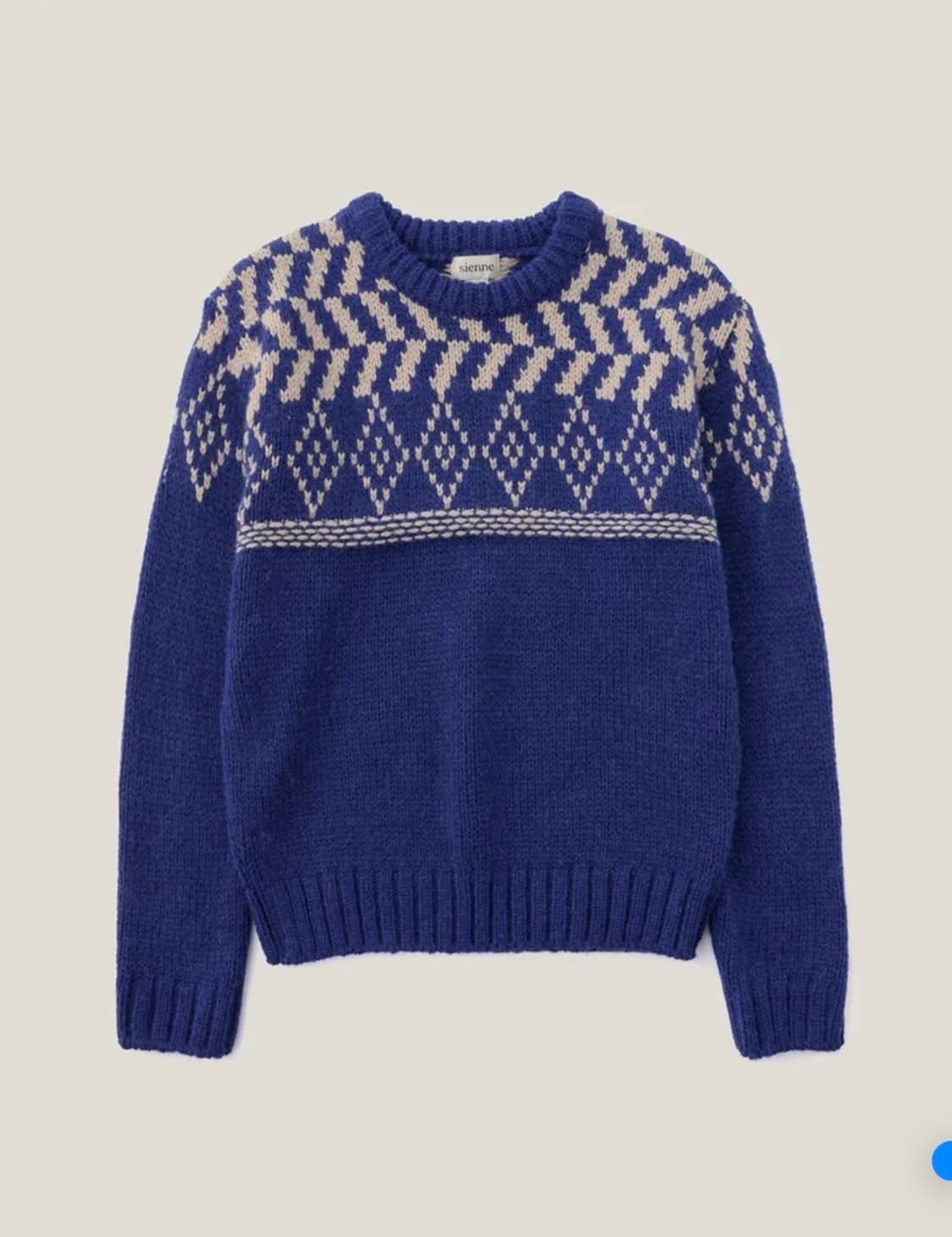 시엔느 노엘 자카드 니트 상품이미지1