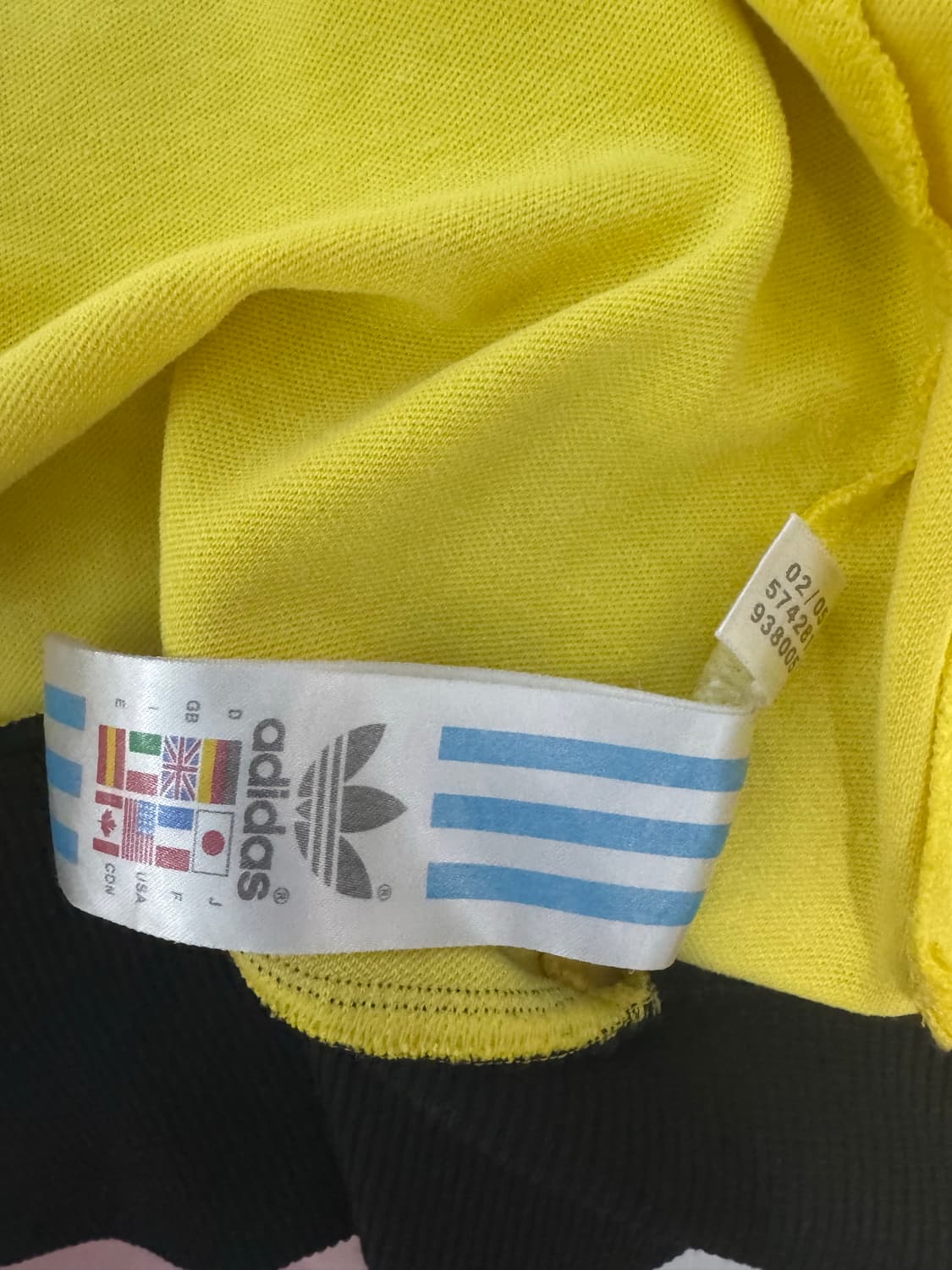 아디다스 파이어버드 베켄바우어 옐로우 검정 노랑검정 노검 져지 85 상품이미지3