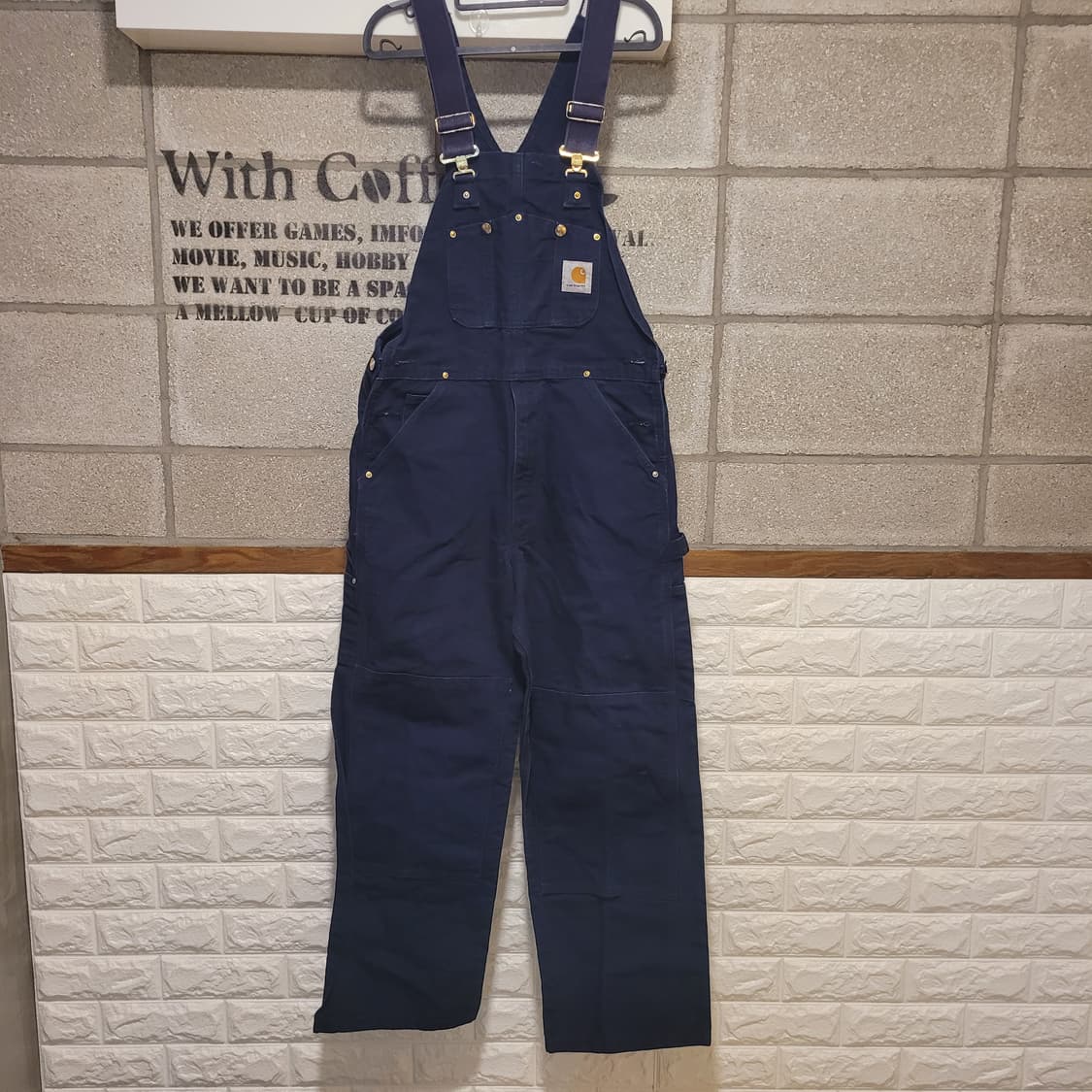 칼하트 R01 덕빕 오버롤 32X30 상품이미지1