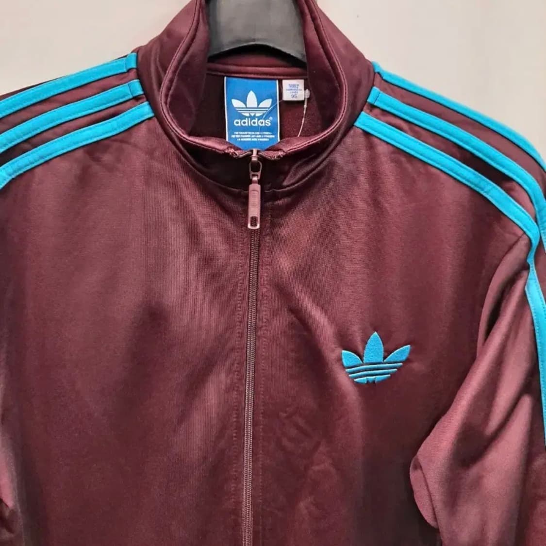 아디다스 파이어버드 버건디마룬민트 져지 상품이미지2