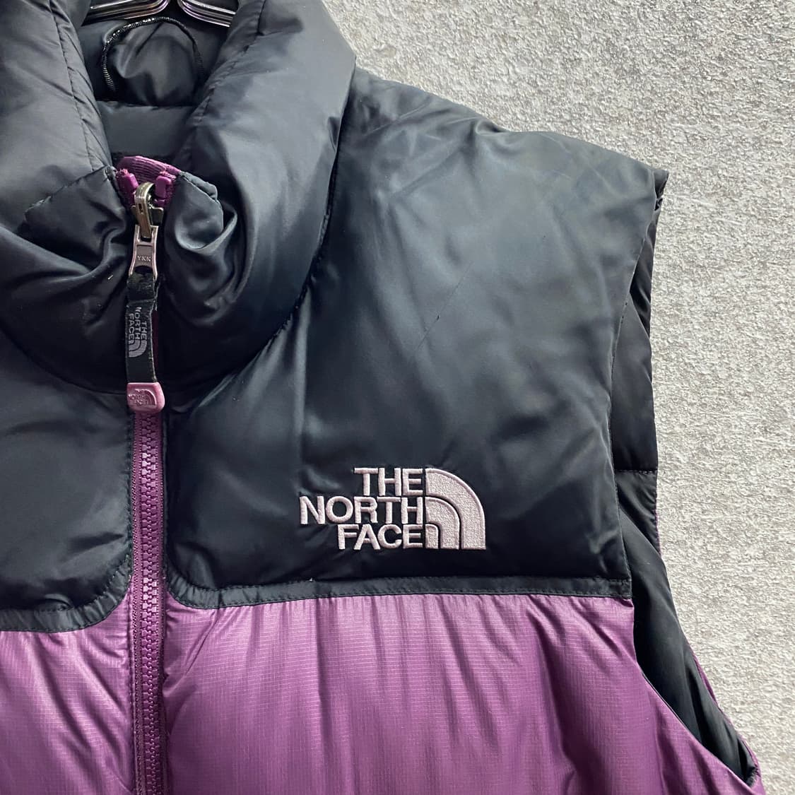 노스페이스 700 구스다운 퍼플 패딩 베스트 B3327 상품이미지3