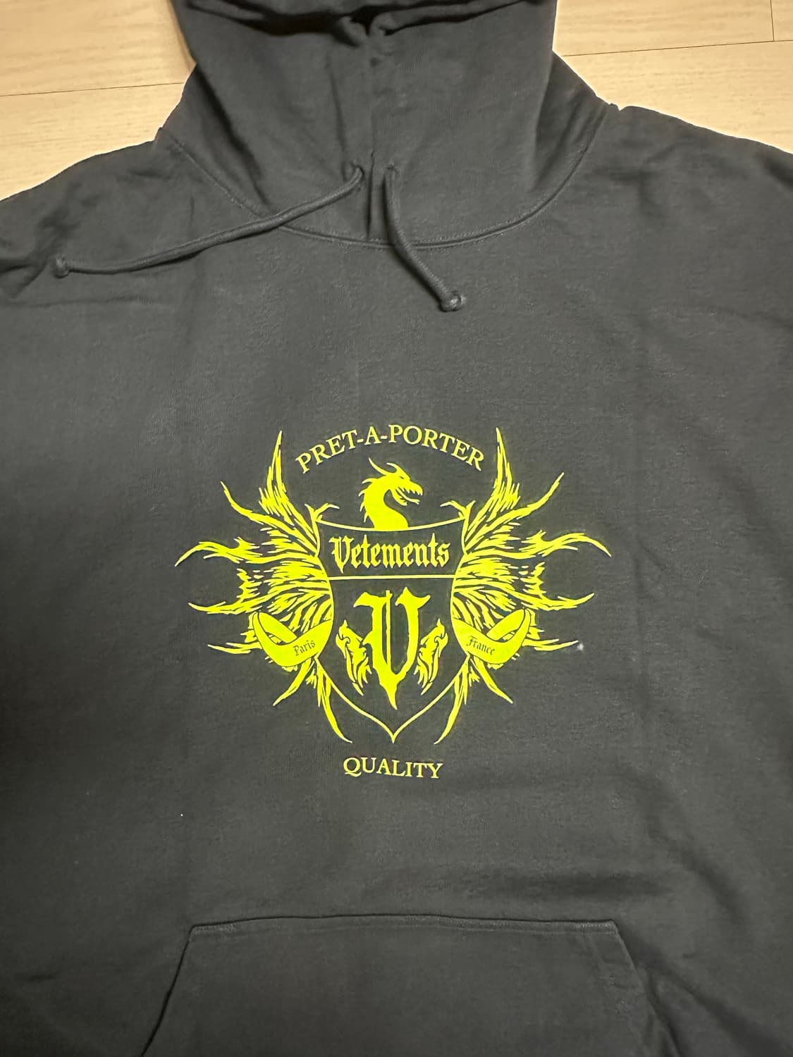 베트멍 블랙 네온 프레타포르테 후드 L 상품이미지2