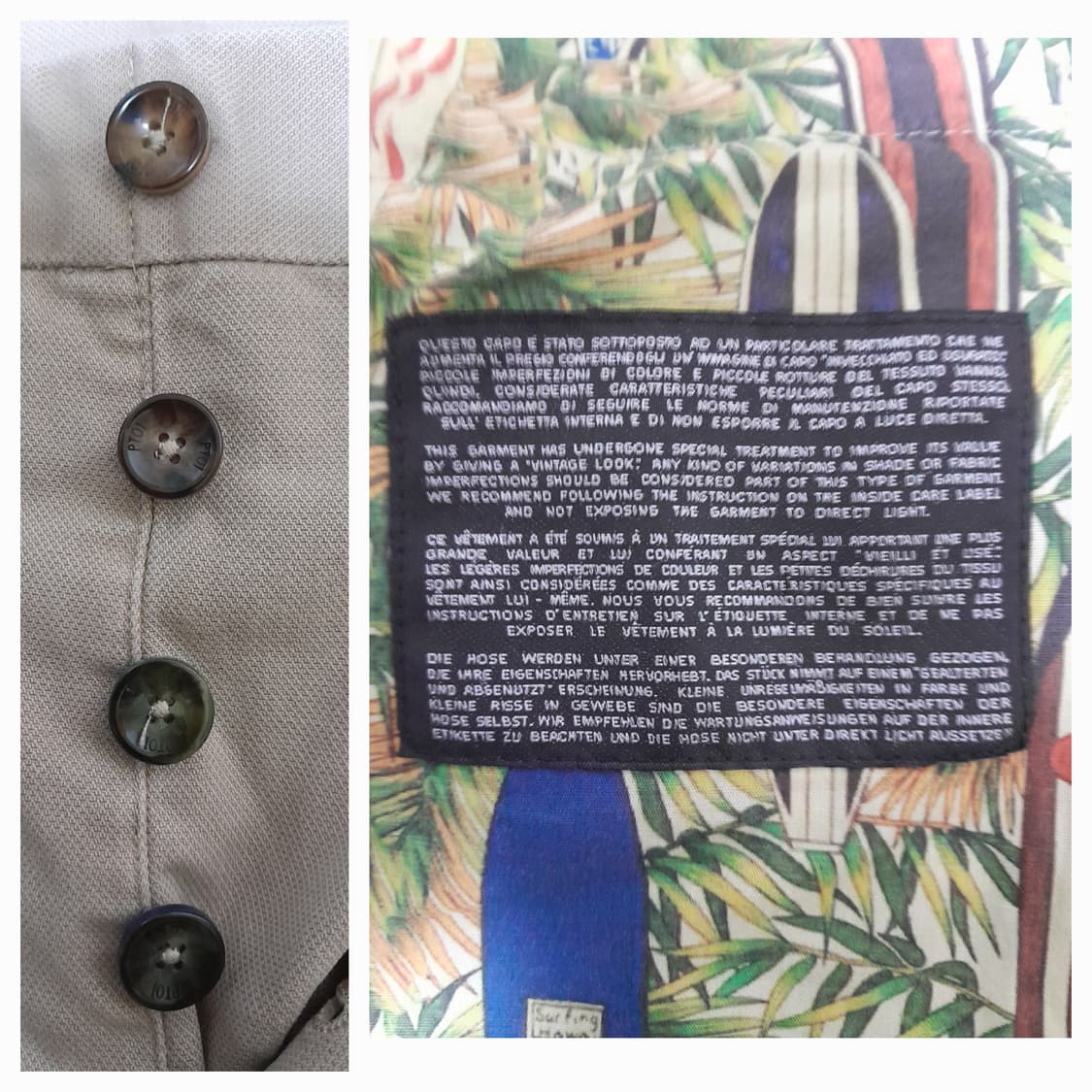 이태리 PT01  SHAKA 스트레치 치노바지 50/33"~34" 상품이미지9