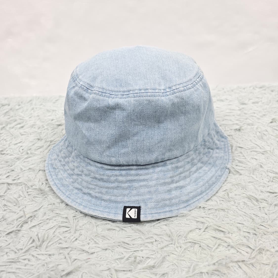 코닥 컬러플러스 자수 로고 데님 버킷햇 상품이미지3
