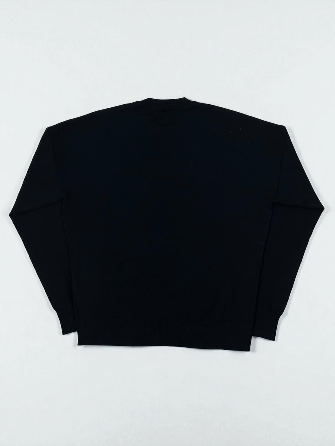 JW앤더슨 슬라임 로고 메리노 울 크루넥 니트 블랙 M사이즈 상품이미지2