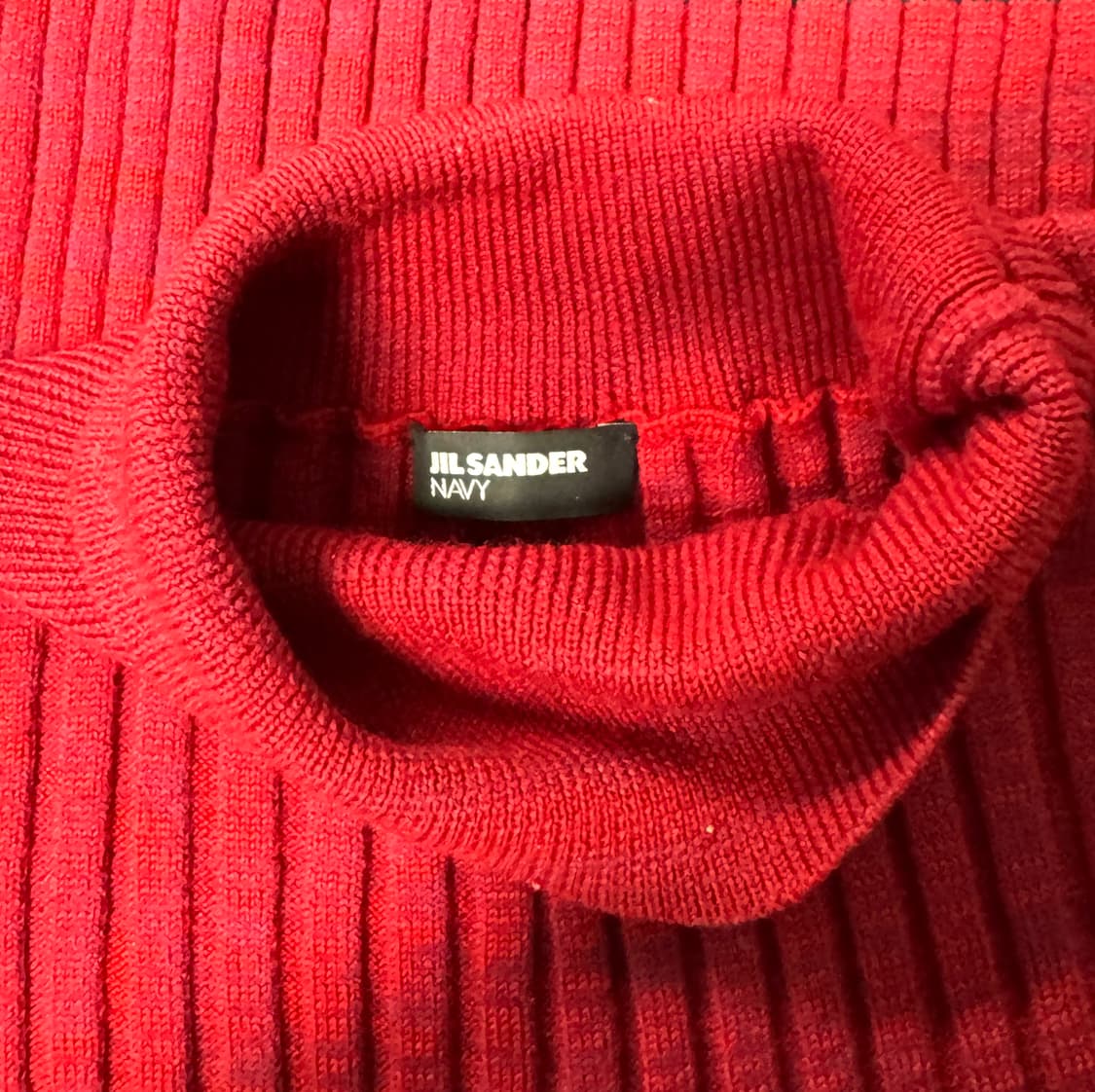 JIL SANDER 질샌더 버건디 터틀넥 스웨터 S 상품이미지3