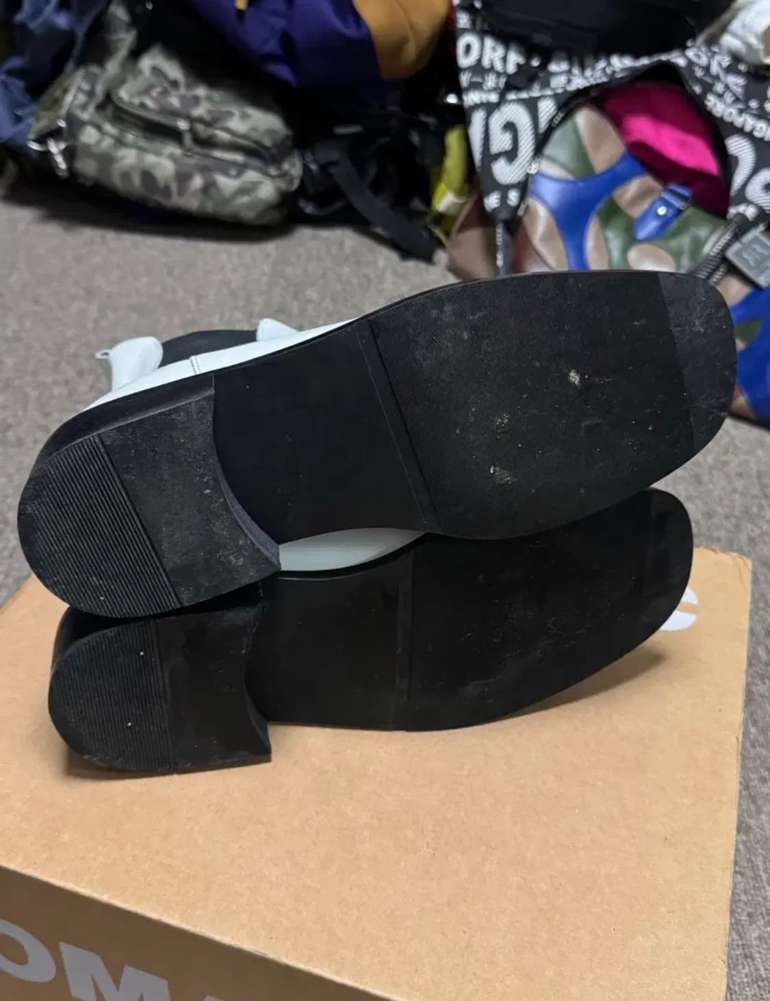 로맨틱무브 스퀘어토 첼시 부츠 화이트 색상 245 사이즈 상품이미지5