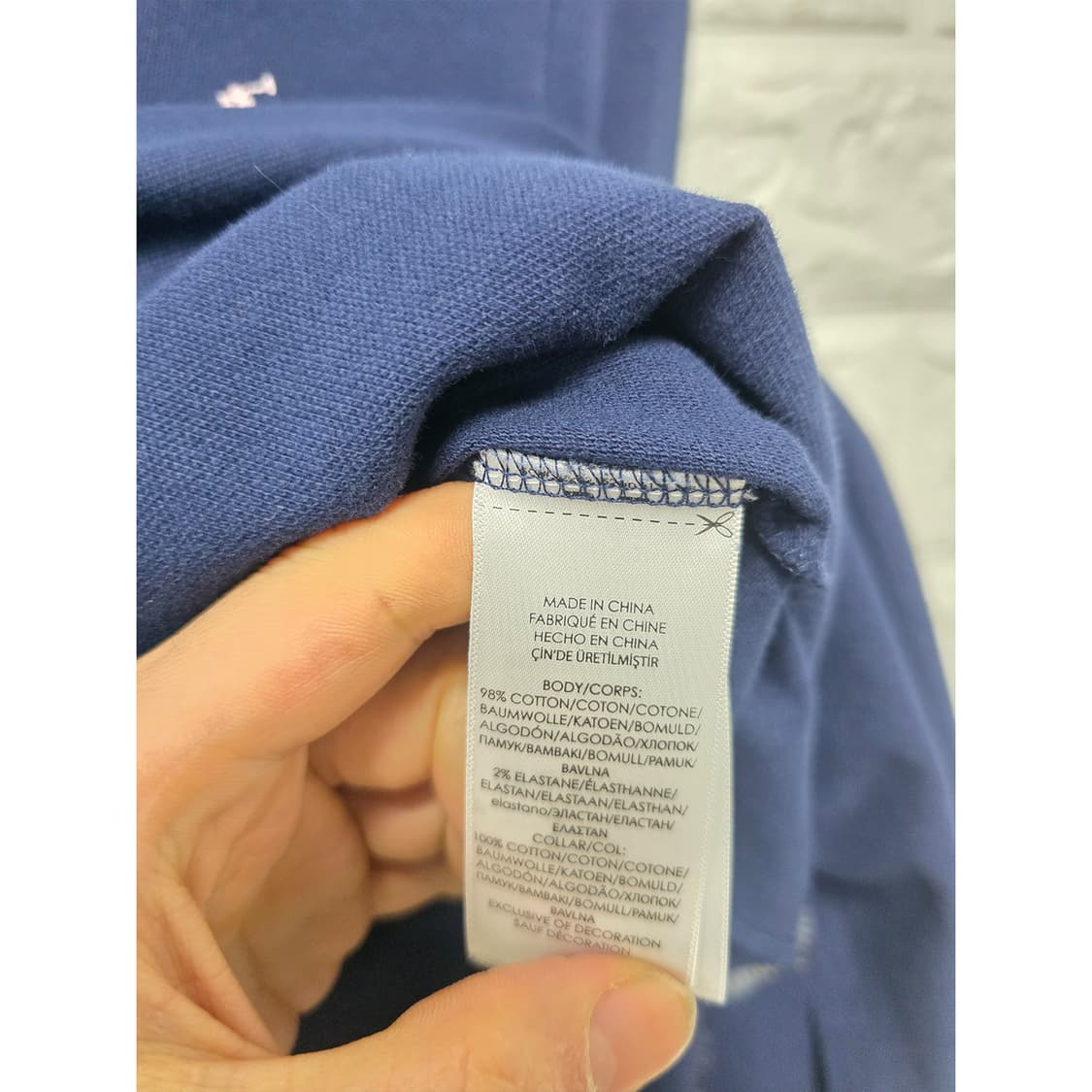 택포_ 폴로 랄프로렌 여아 네이비 원피스 10살 상품이미지3