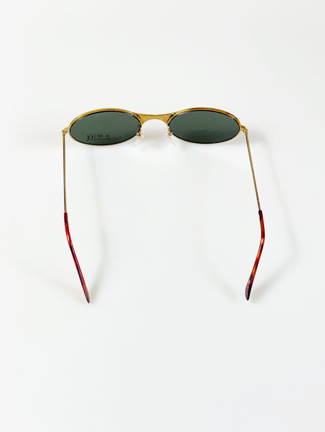 90s 골드 슬림 오벌 프레임 빈티지 선글라스 상품이미지6