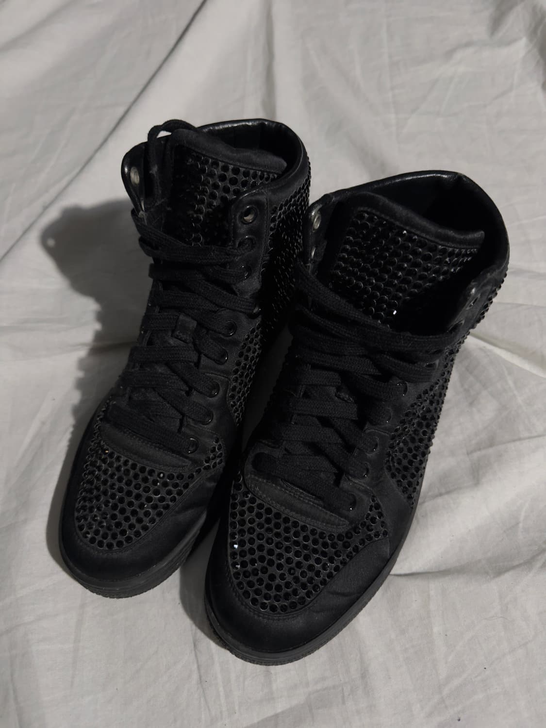 구찌 스와로브스키 코다 크리스탈 하이탑 스니커즈 상품이미지2