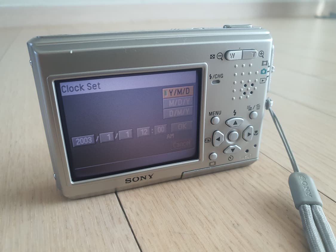 sony 소니 사이버샷 DSC-T1 빈티지 감성 레크로 올드 디카 카메라 상품이미지7