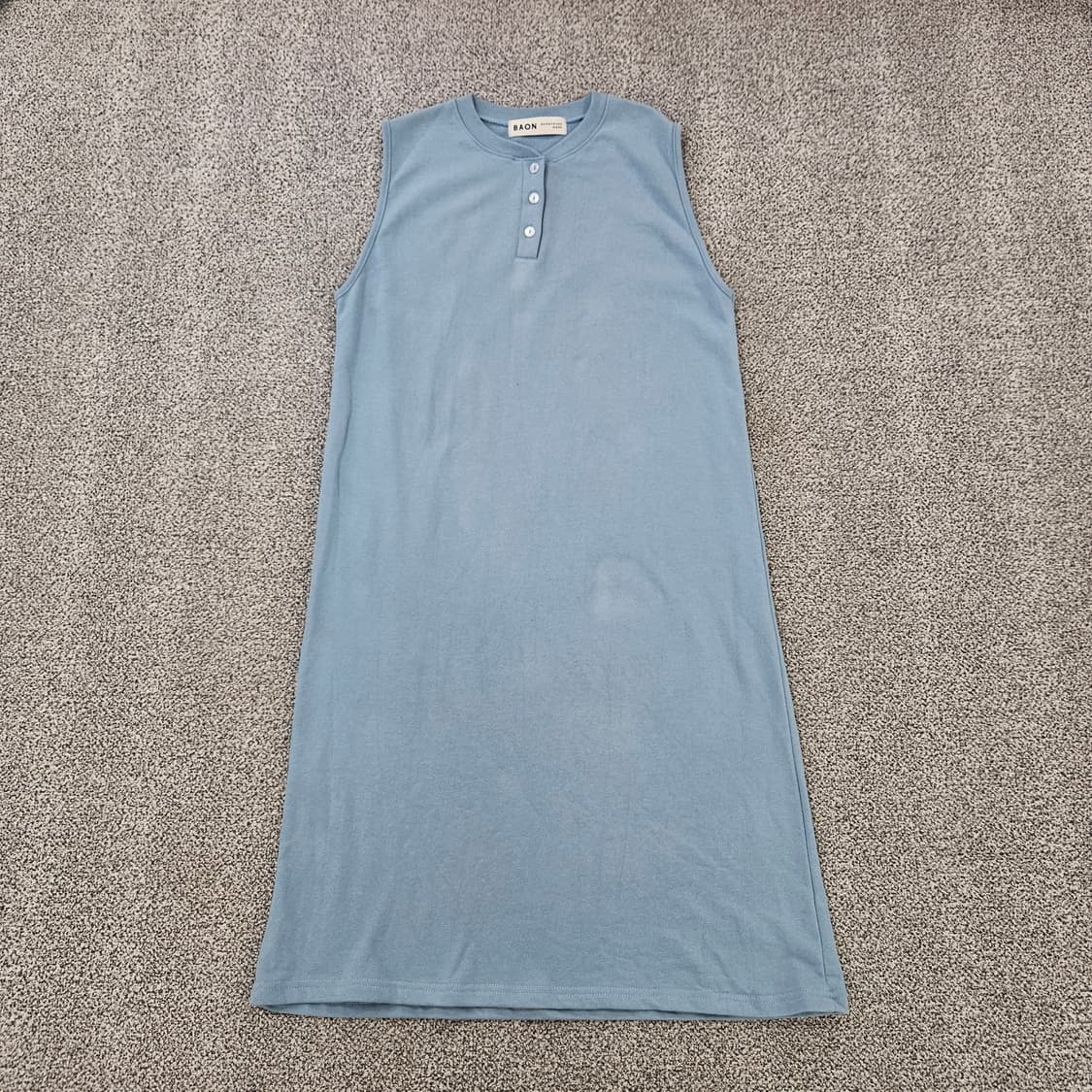 [F] 바온 헨리넥 민소매 롱 원피스 1106JM2 상품이미지1