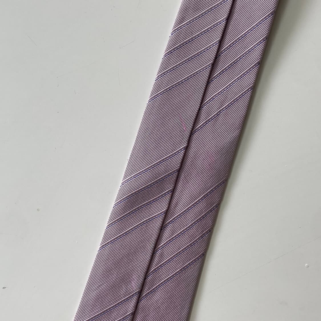 샤넬(CHANEL) 명품 정품 영문로고 넥타이 상품이미지10