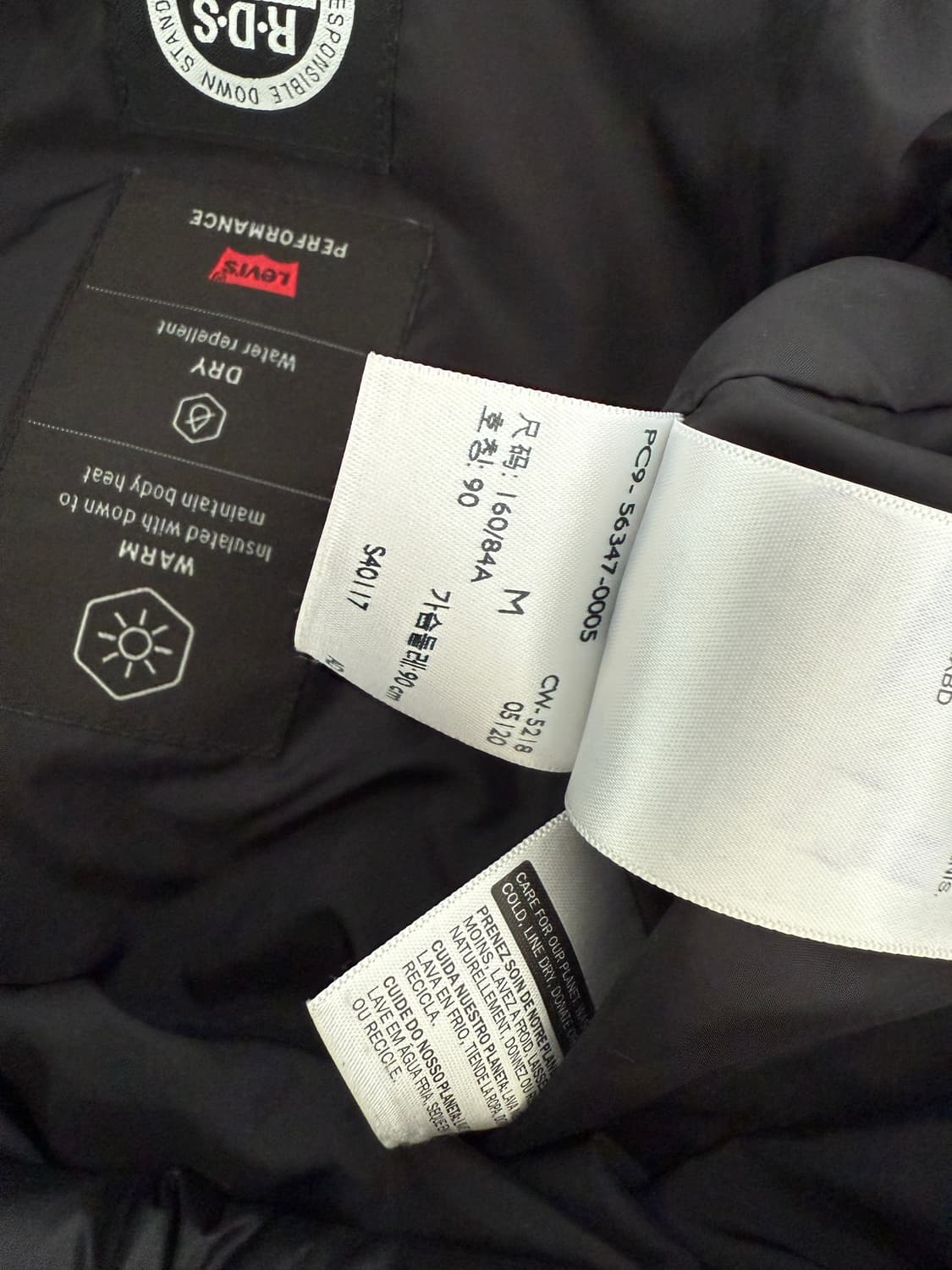 리바이스(Levi's) 덕다운 패딩 상품이미지10
