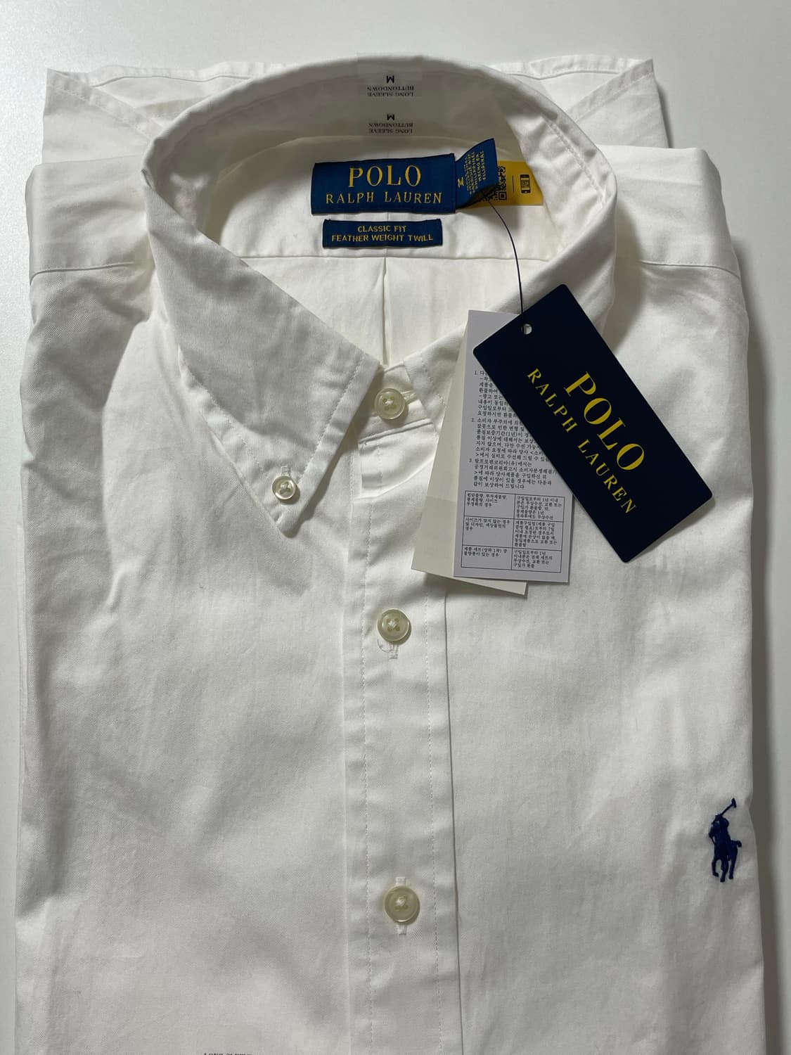 (새상품) polo 폴로 랄프로렌 화이트 정장 신형 셔츠  상품이미지2