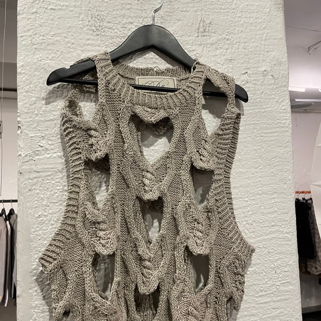  필링스 하트 니트 베스트 상품이미지2