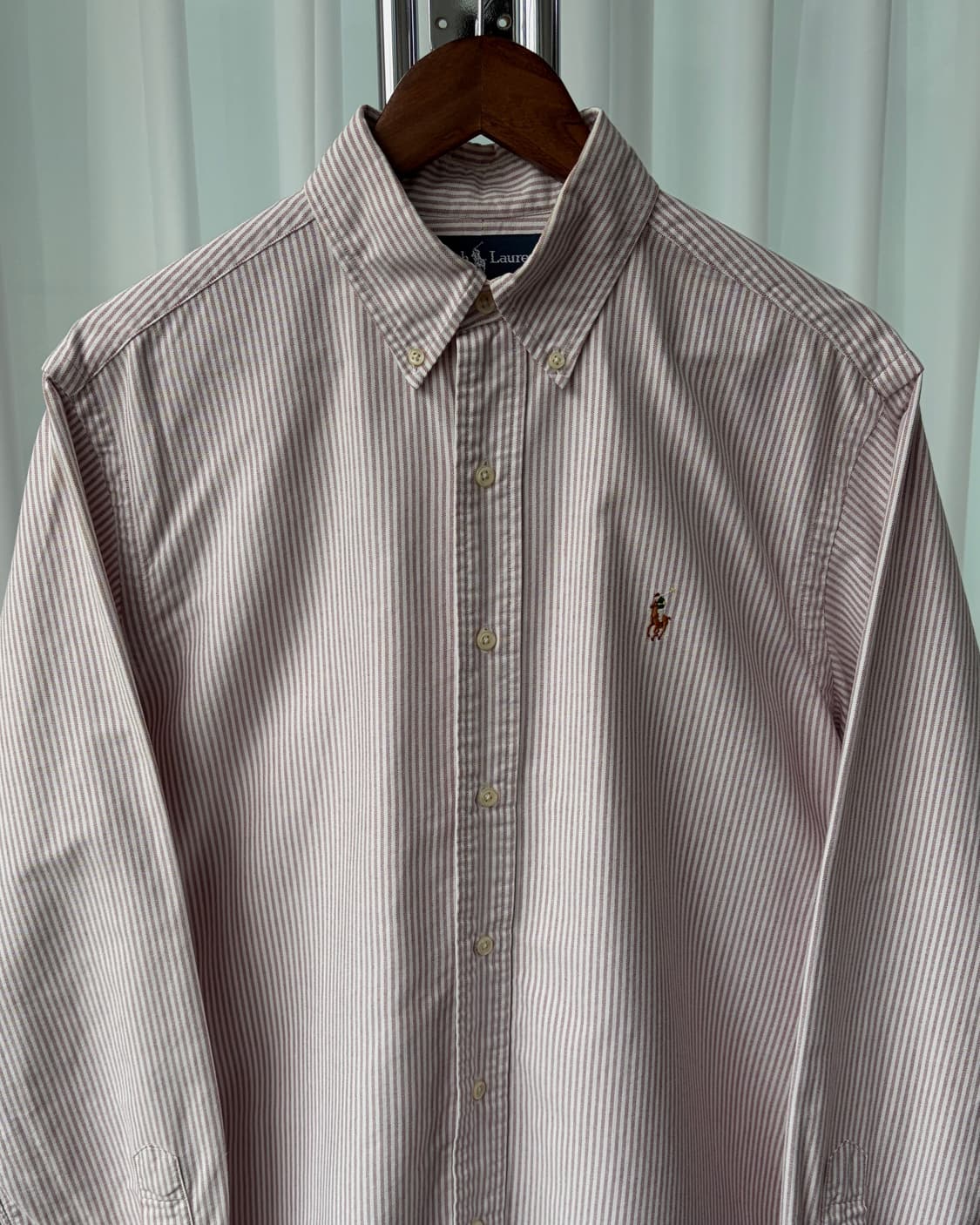[M]폴로 랄프로렌 클래식핏 스트라이프 옥스포드 셔츠 상품이미지5