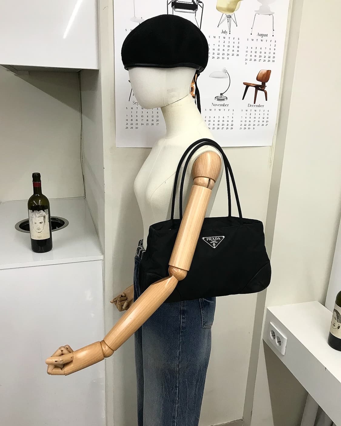 프라다 빅 삼각로고 포코노 숄더백 가방 상품이미지9