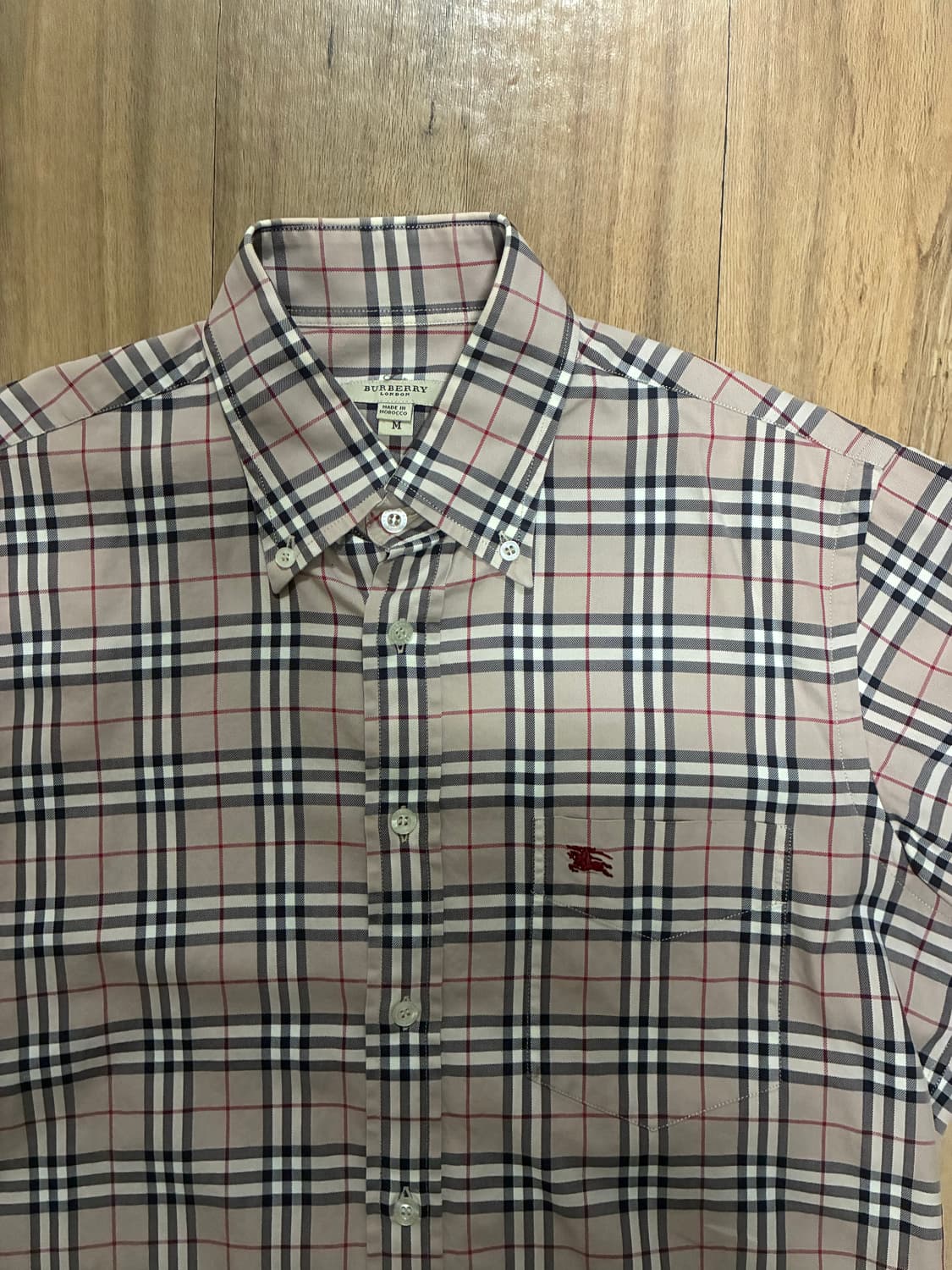 [정품] 버버리 반팔 셔츠 (M/95) 상품이미지4