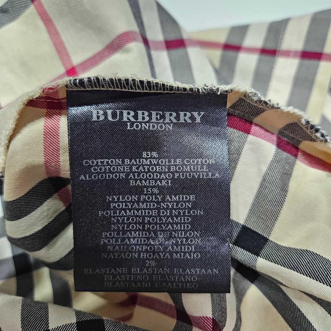 버버리 노바체크 원피스[M~L] 상품이미지5