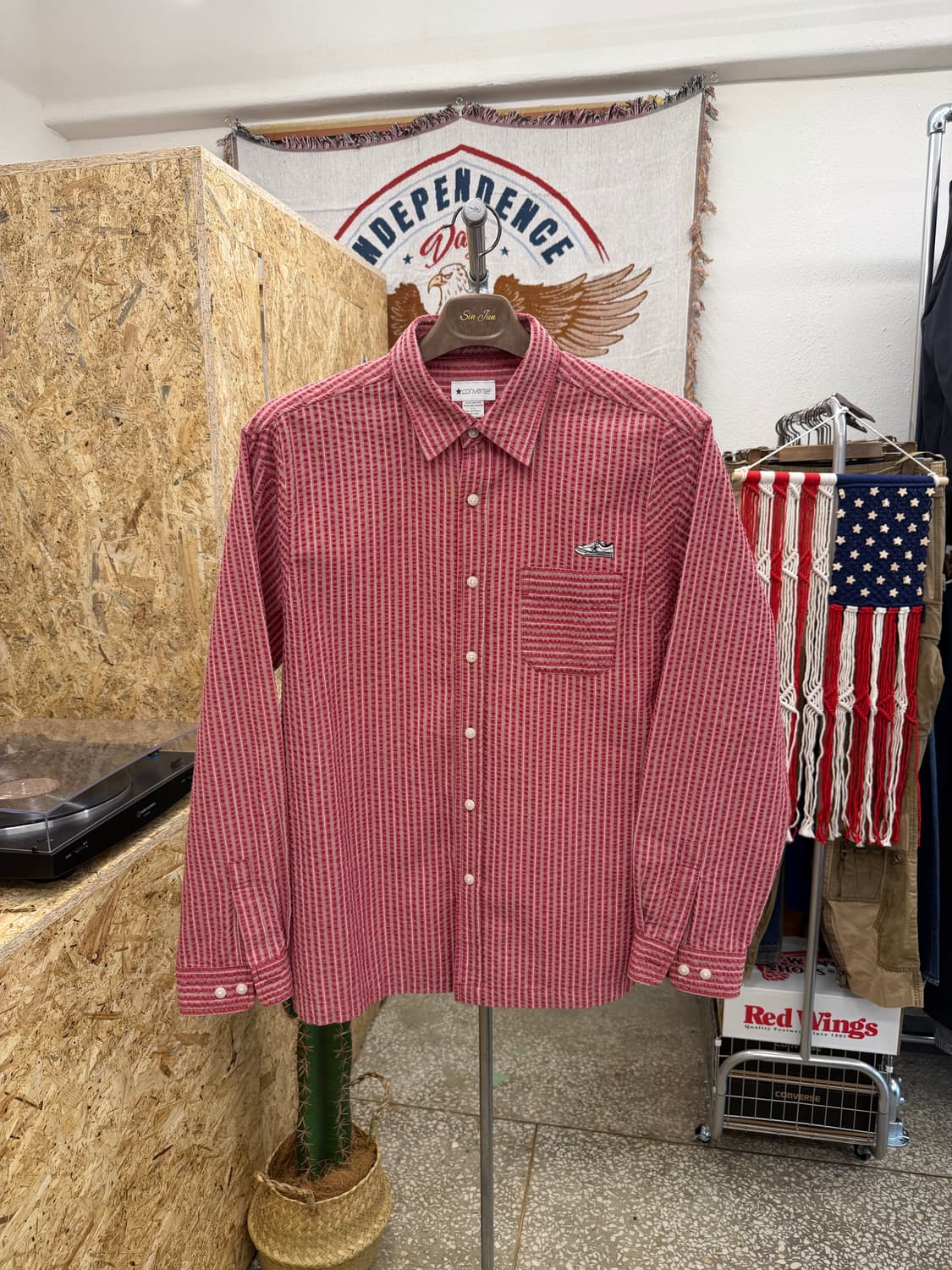 컨버스 시어서커 셔츠 상품이미지1