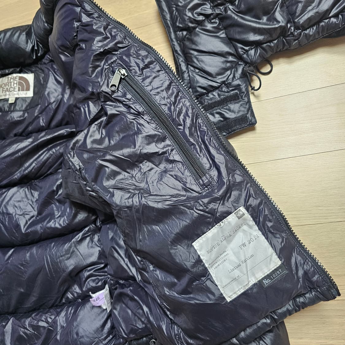 M 85 ) 노스페이스 눕시 구스다운 패딩 스웨이드 리미티드 여성 우먼 상품이미지4