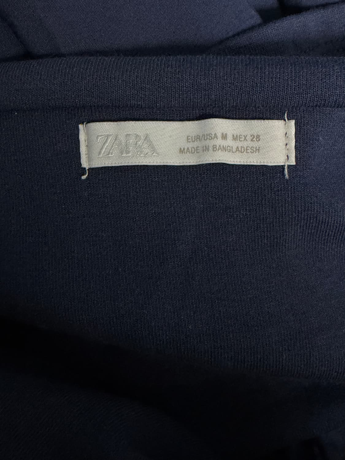Zara 자라 미디 스커트 네이비 상품이미지5