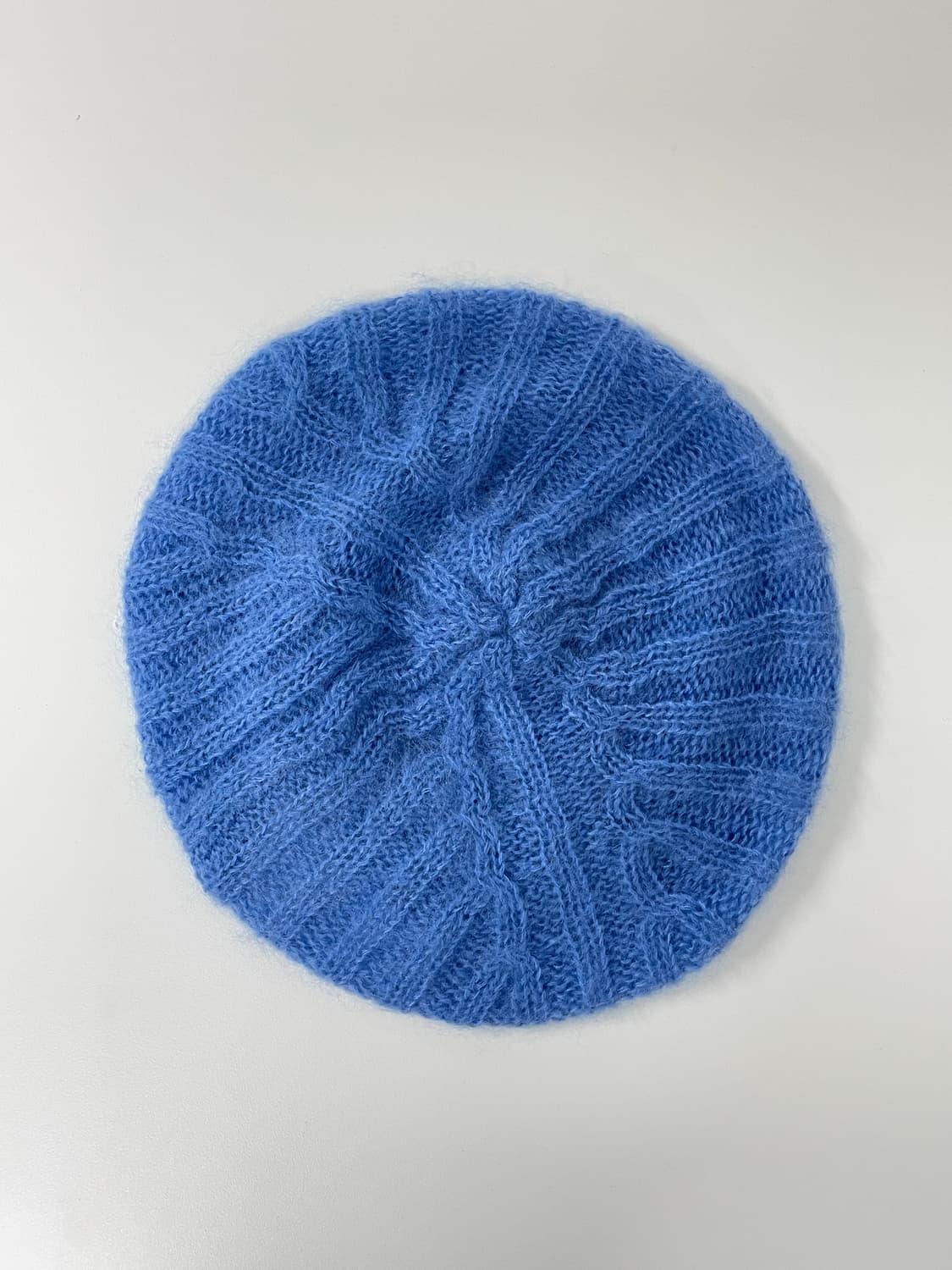 새상품 GANNI 가니 베레모 모헤어 비니 블루 컬러 상품이미지9