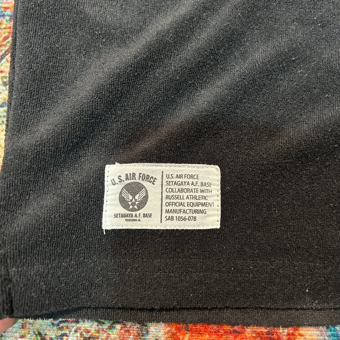 [L] 러셀 세타가야 베이스 자수로고 쿼터집업 반팔 상품이미지5