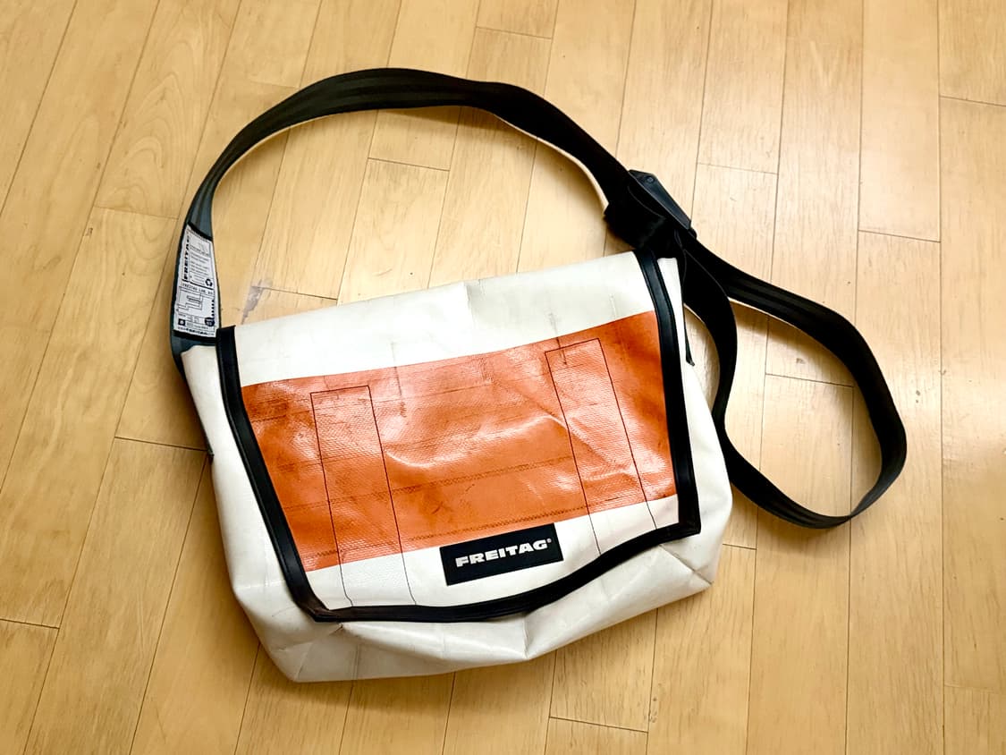 [프라이탁] 덱스터 (화이트/오렌지, 민트택 포함) 상품이미지1