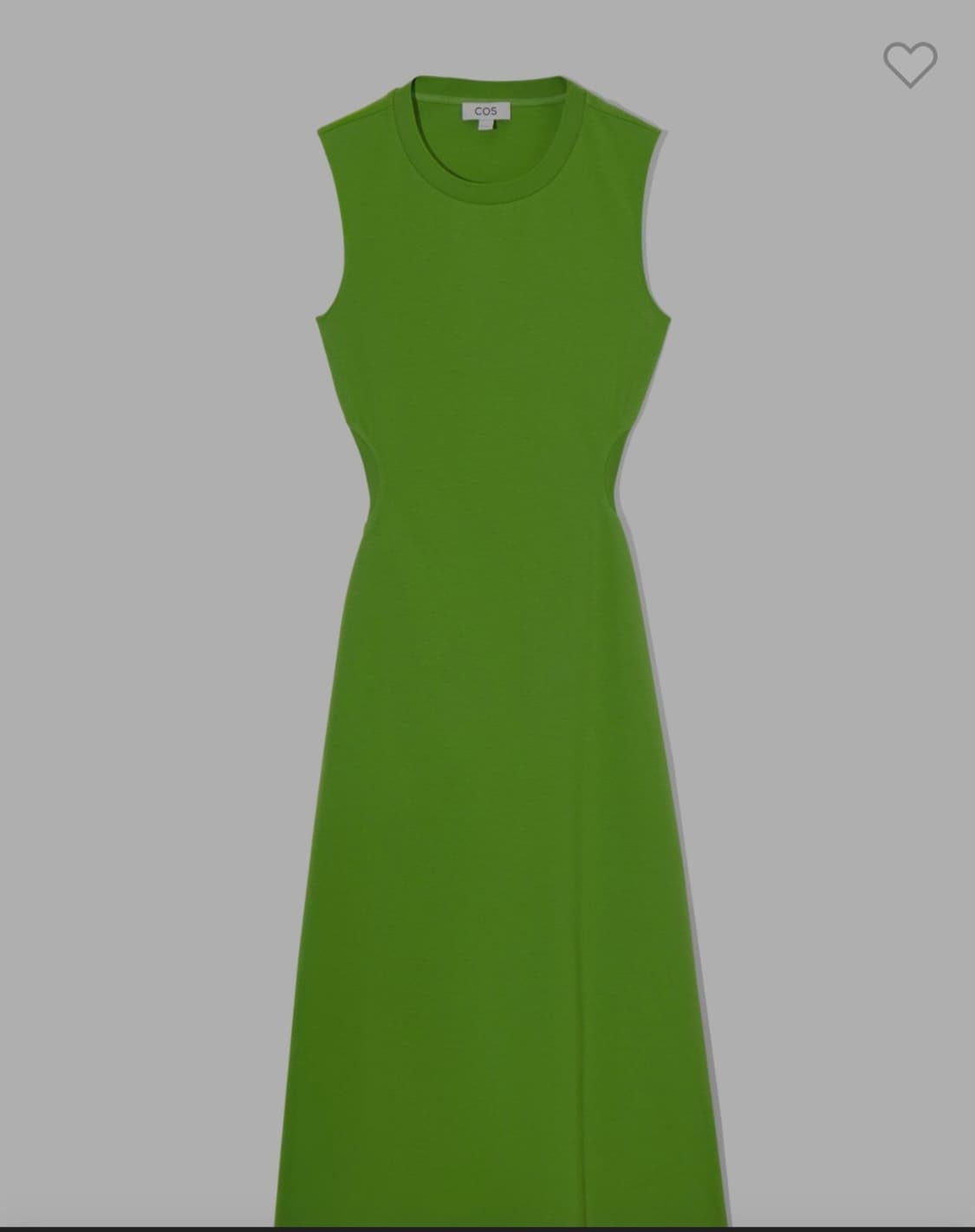 코스(COS)의 슬리브리스 커트아웃 맥시 드레스 상품이미지1